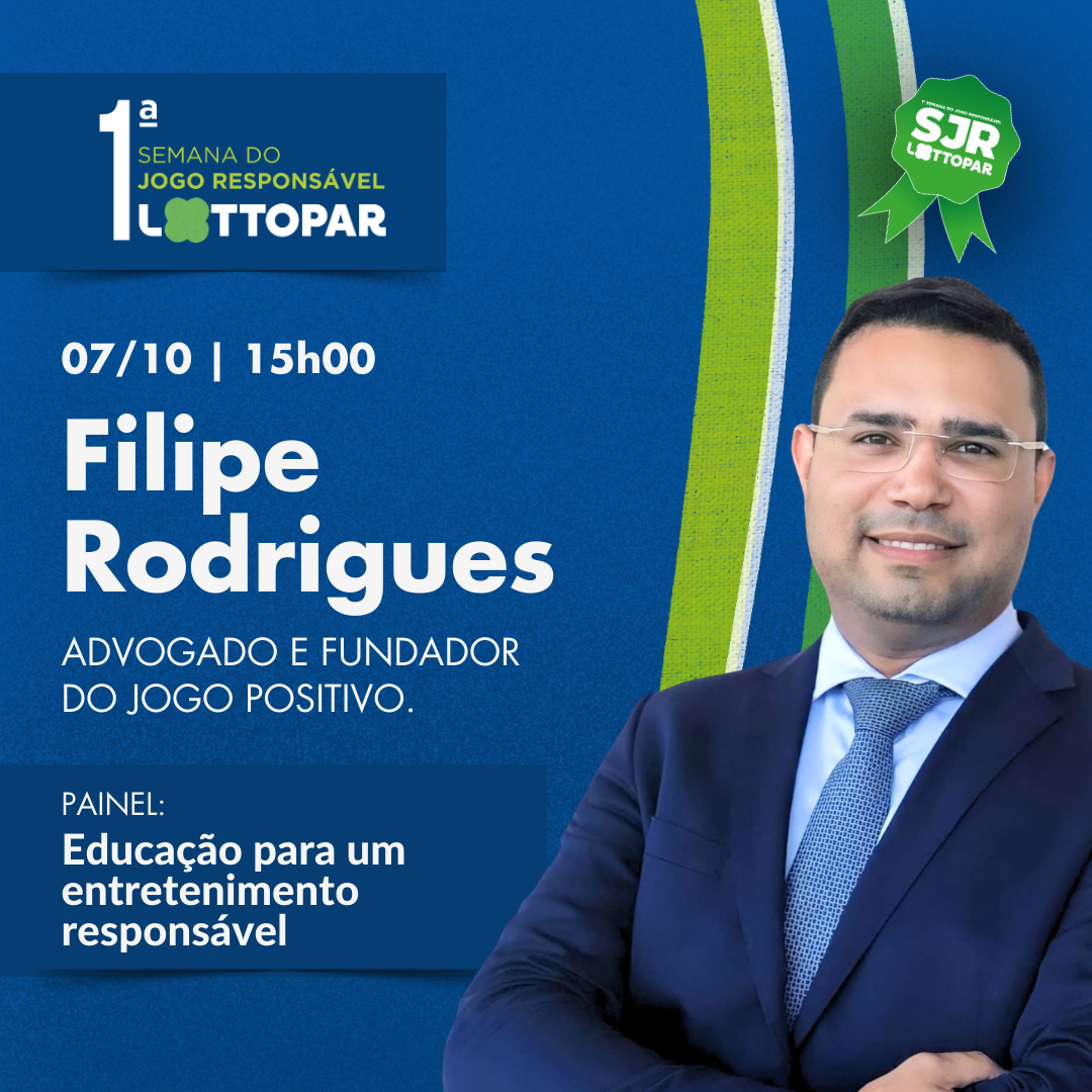 07 DE OUTUBRO 15:00 FILIPE RODRIGUES